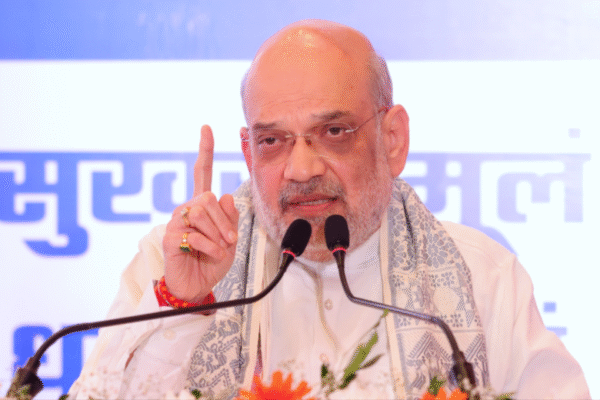 Amit Shah Targets INDIA Bloc VP Candidate Justice Sudarshan Reddy Over Salwa Judum Verdict amit shah on sudarshan redduy justice